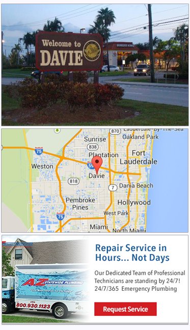 Davie Plumbing Company. Emergency Plumbing