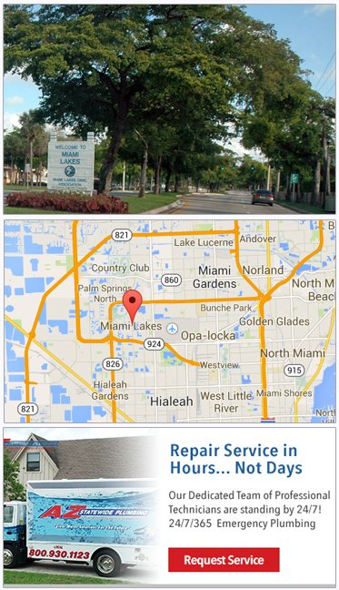 Plumbing, plumber in Miami Lakes, FL