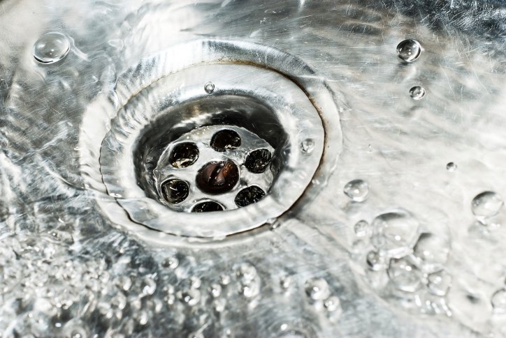 water leak under sink