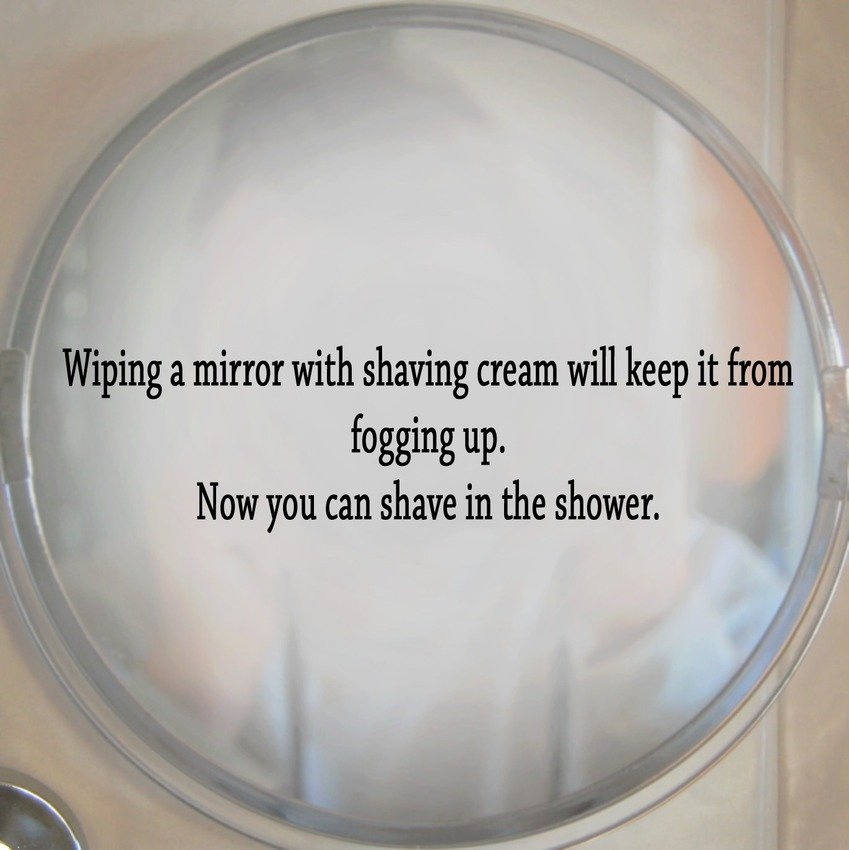 plumbing shaving cream