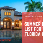 Summer Check List for Your Florida Home