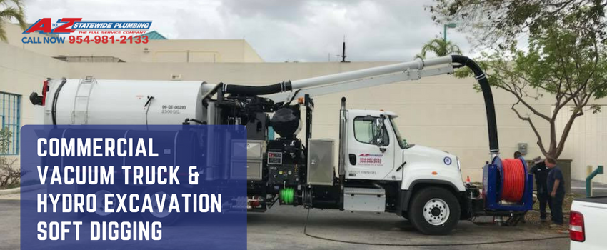 Commercial Vac Truck Hydro Excavation Soft Digging