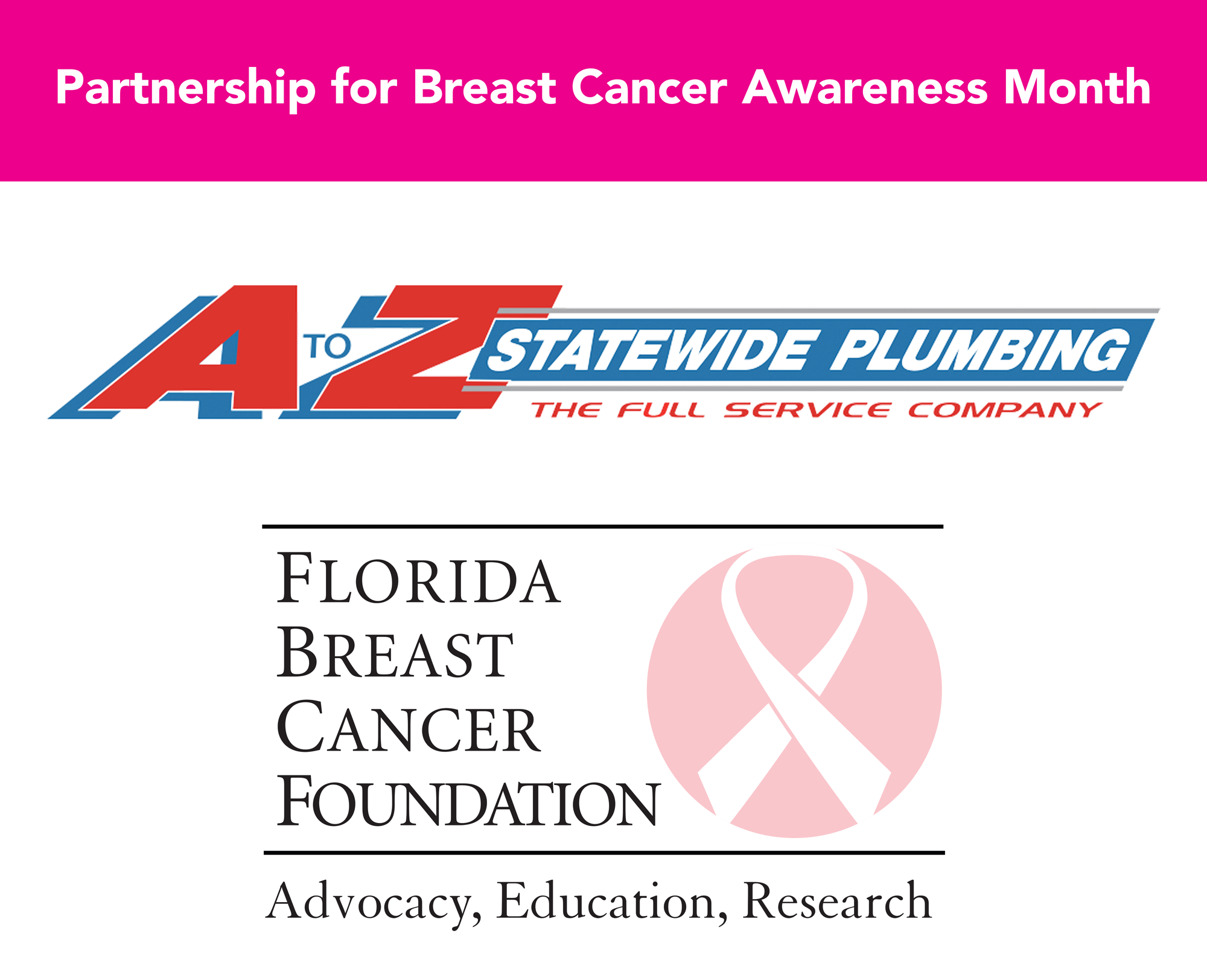FBCF and A to Z Statewide Plumbing creates awareness on breast cancer