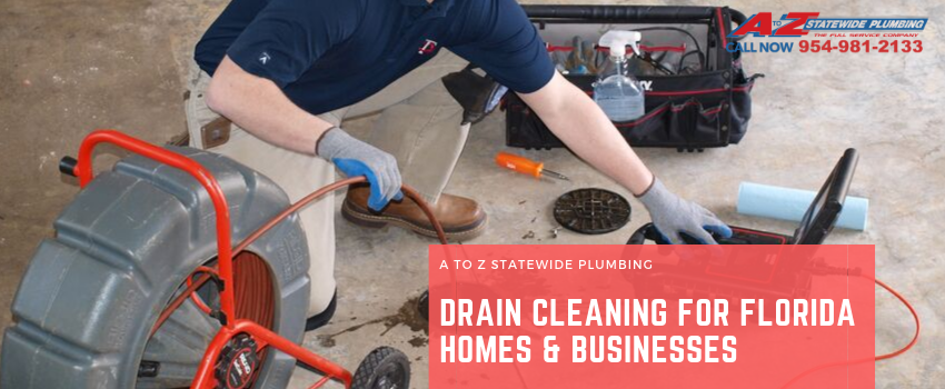 Drain cleaning for florida homes and businesses