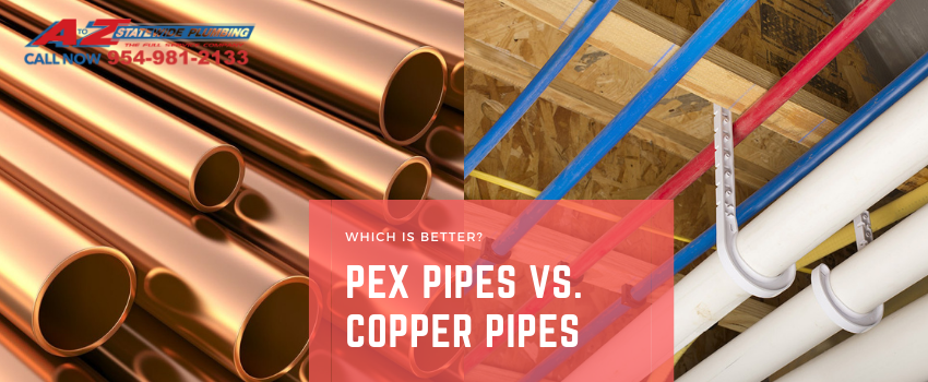 Pex piper vs copper pipes