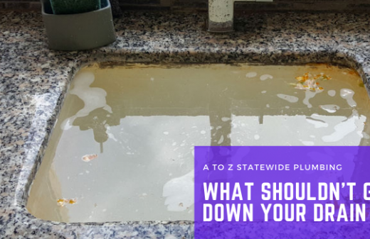 What Shouldn't go down the drain?