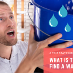 What is the best way to find a water leak?