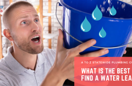 What is the best way to find a water leak?